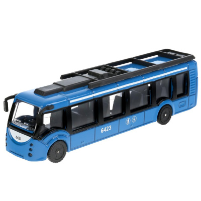 Игрушка Автобус 15 см новый Технопарк SB-19-30-BU-WB